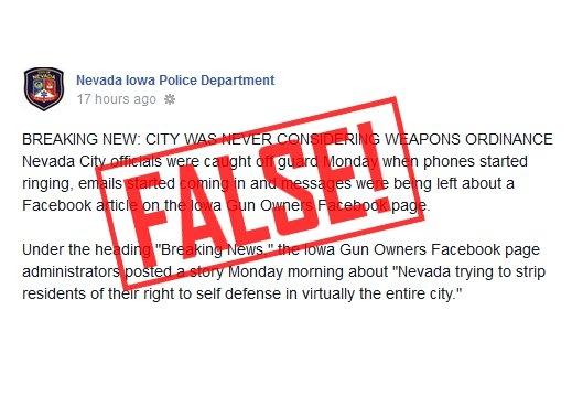 Anti-Gun Nevada Iowa City Officials Try to LIE to Cover Up Their Tracks!
