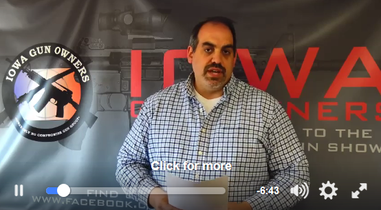 Video Update on the Fight for Stand-Your-Ground Law in Iowa!