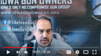 VIDEO of Senator Dawson Lying to Gun Owners!