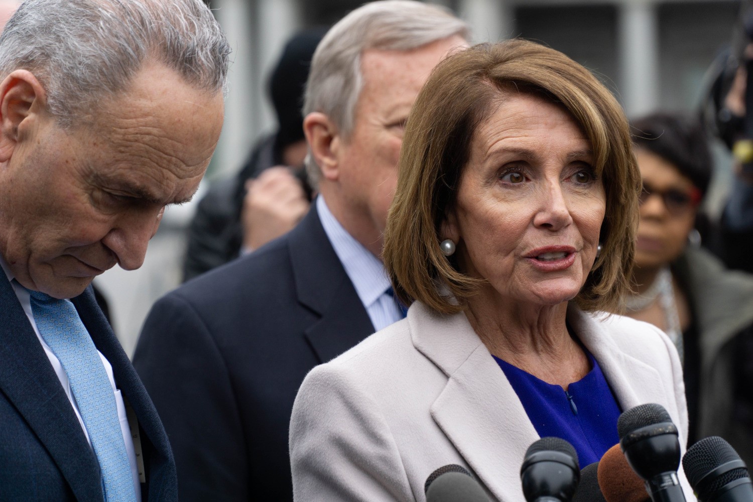 Washington,,D.c.,,January,4,2019:,Democratic,Leaders,Address,The,Media