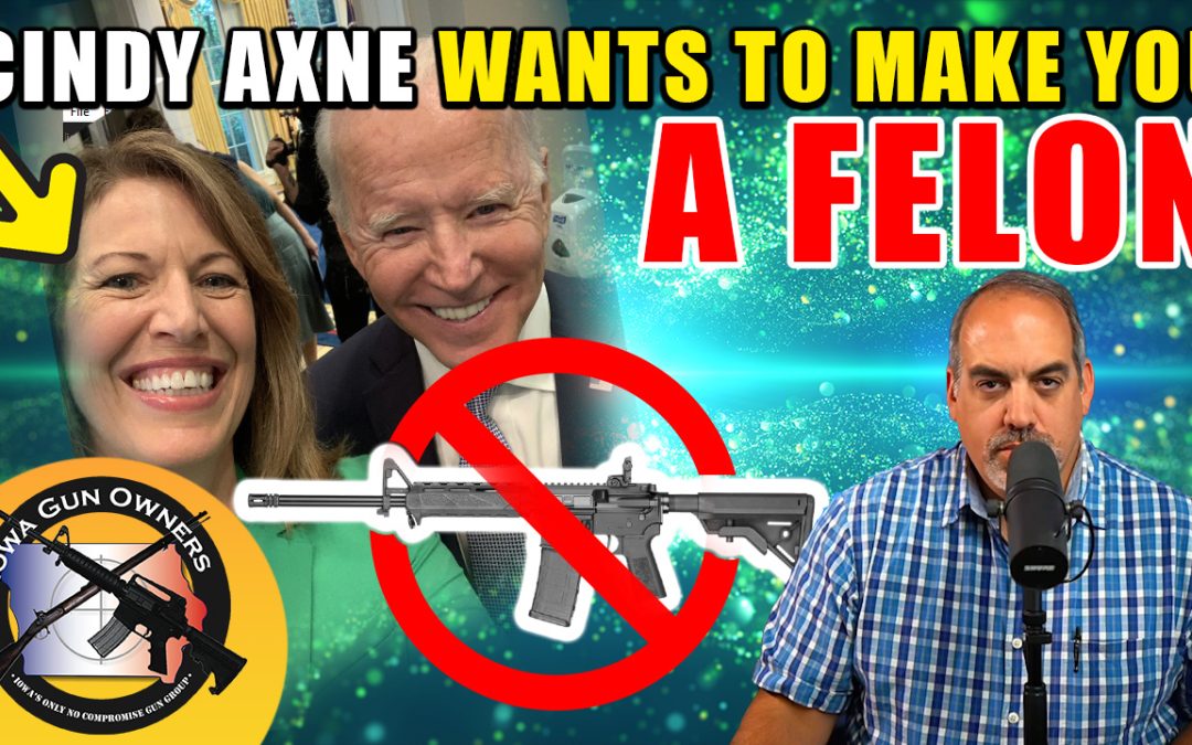 Cindy Axne’s Declaration of War Against Gun Owners!
