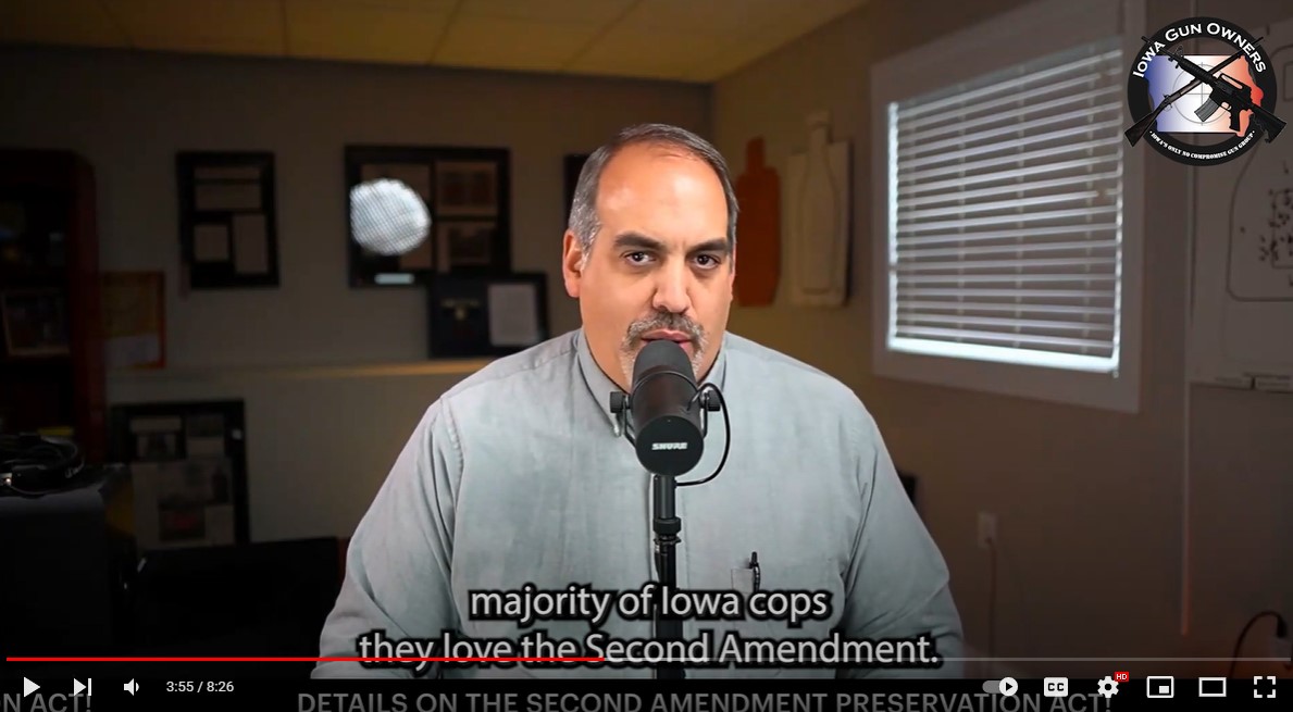 VIDEO Details on the Second Amend. Preservation Act! Iowa Gun Owners