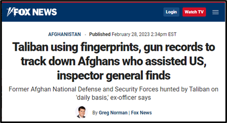 Report: Taliban Tracking American Sympathizers Using Gun Registration!