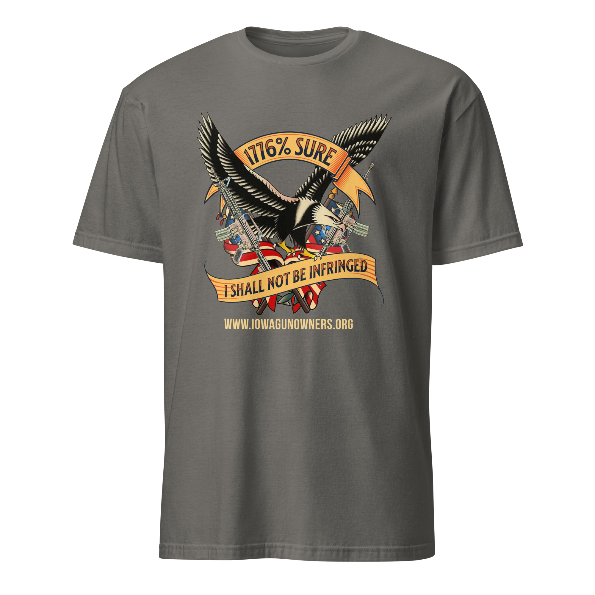 Supersoft – Short-Sleeve – Unisex – Gold Text -“I’m 1776% Sure” - Image 8