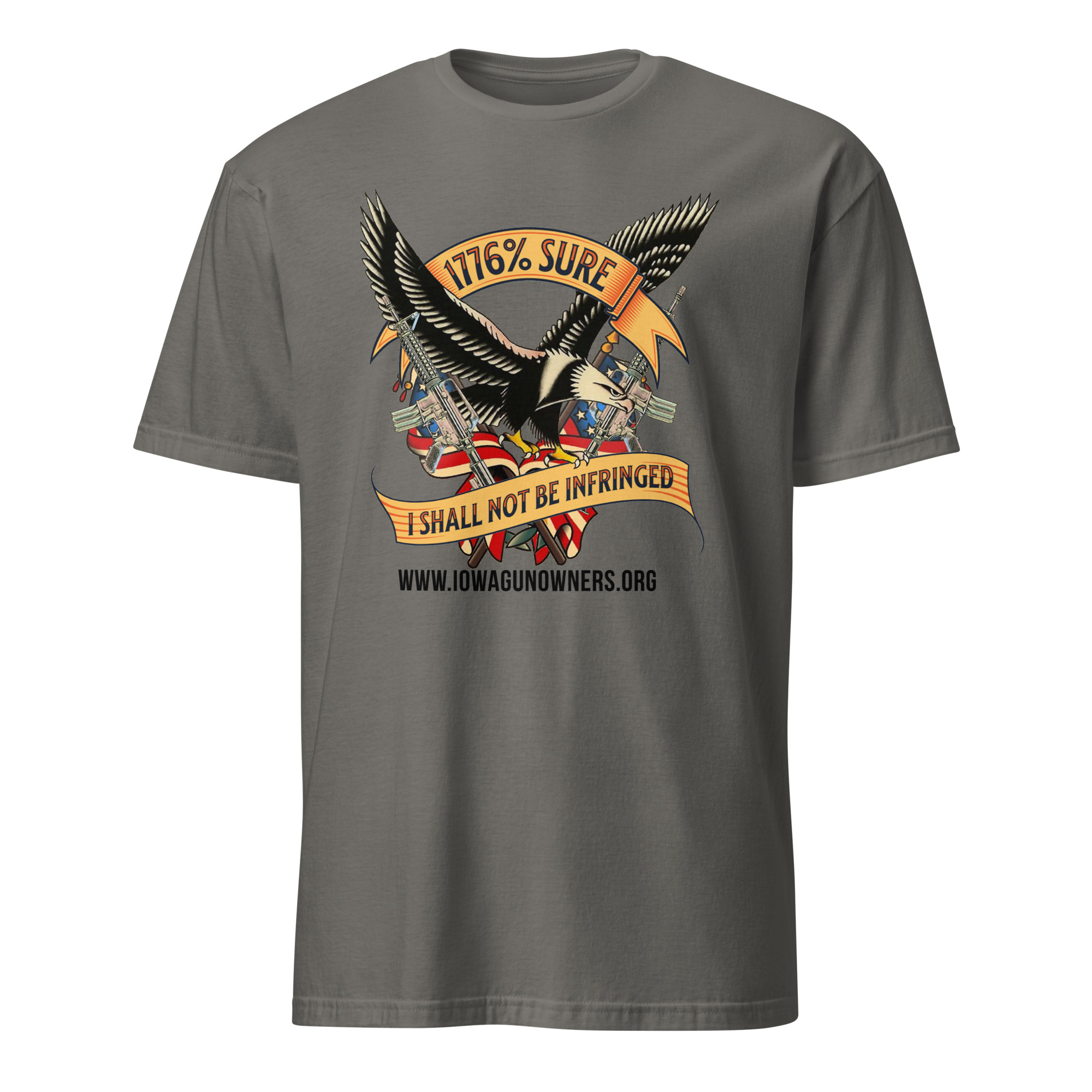 Supersoft – Short-Sleeve – Unisex – Black Text “I’m 1776% Sure” - Image 4