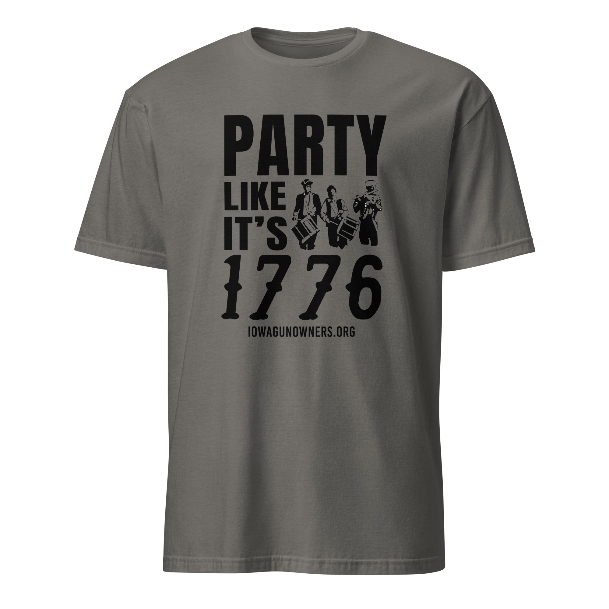 Supersoft – Short-Sleeve- Unisex – Dark Text – “Party Like It’s 1776” - Image 3
