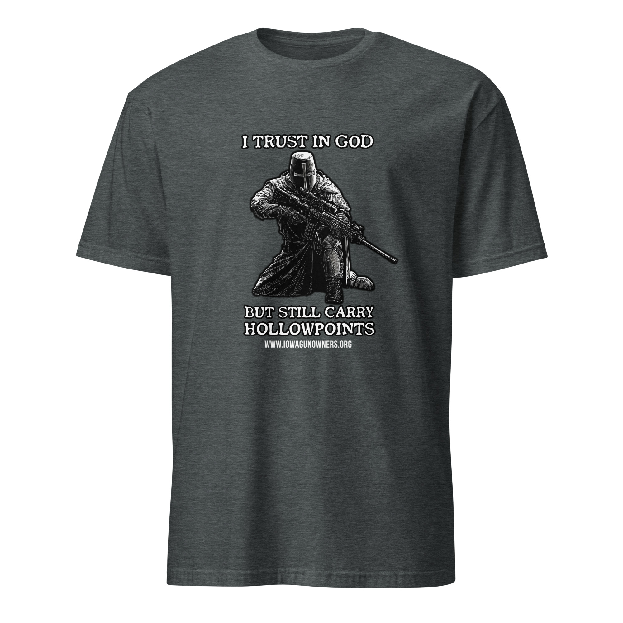 Supersoft – Short-Sleeve – Unisex – White Letters “I Trust In God” - Image 12