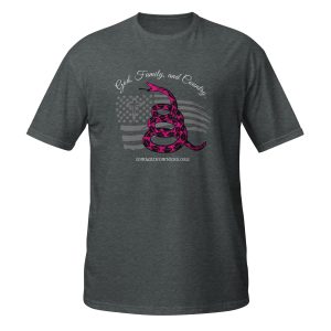 Supersoft – Short Sleeve – Women’s – White Text – God, Family and Country