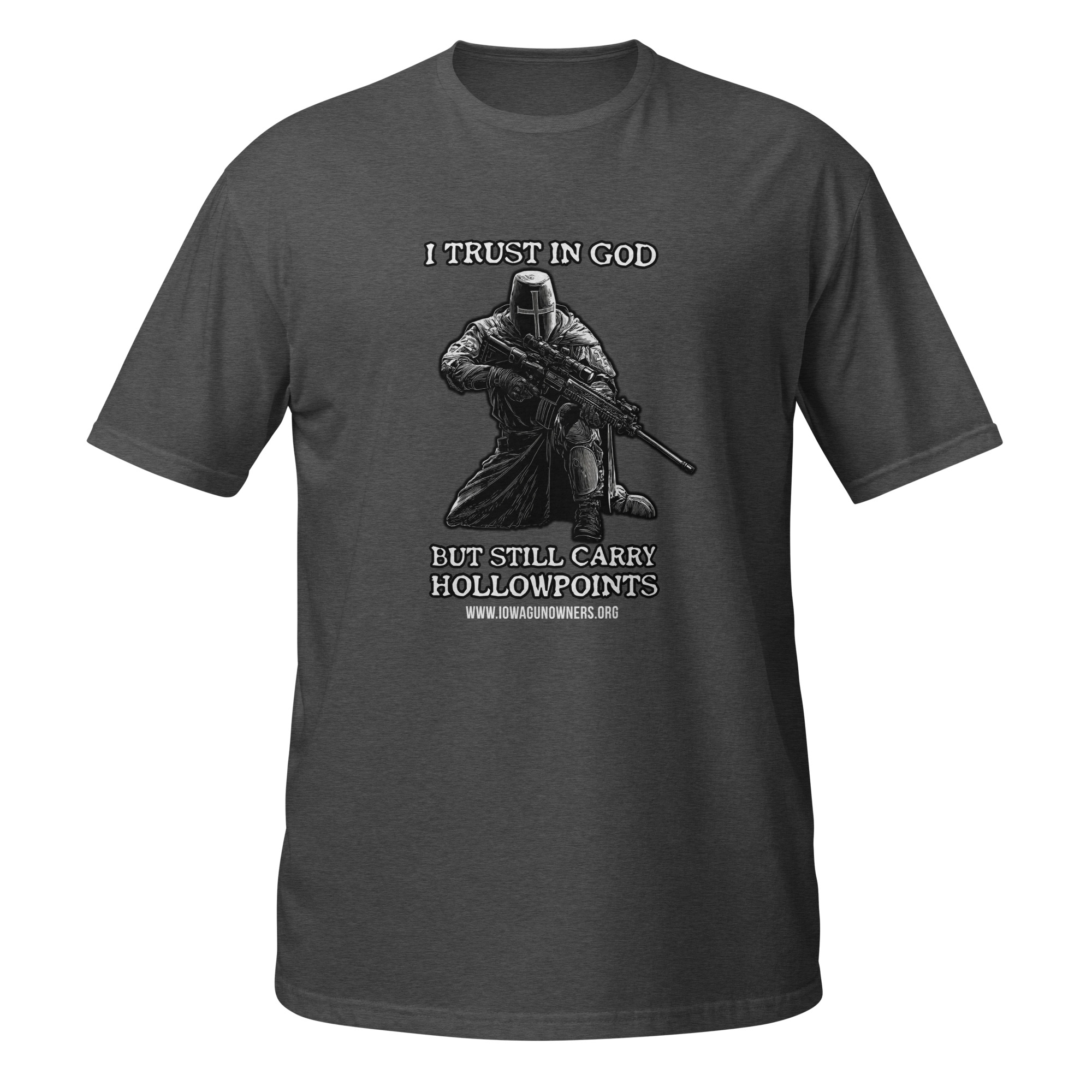 Supersoft – Short-Sleeve – Unisex – White Letters “I Trust In God” - Image 6