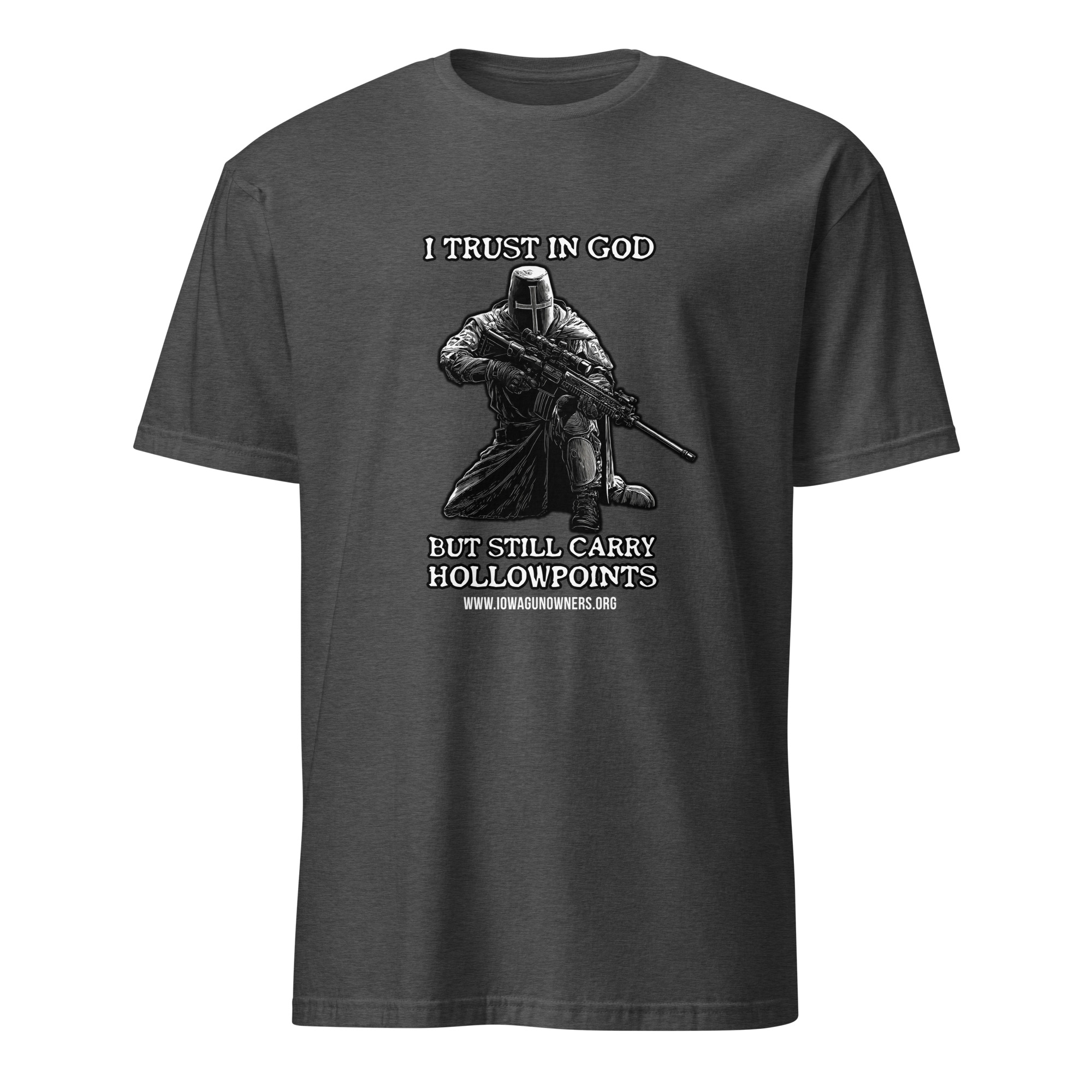 Supersoft – Short-Sleeve – Unisex – White Letters “I Trust In God” - Image 14