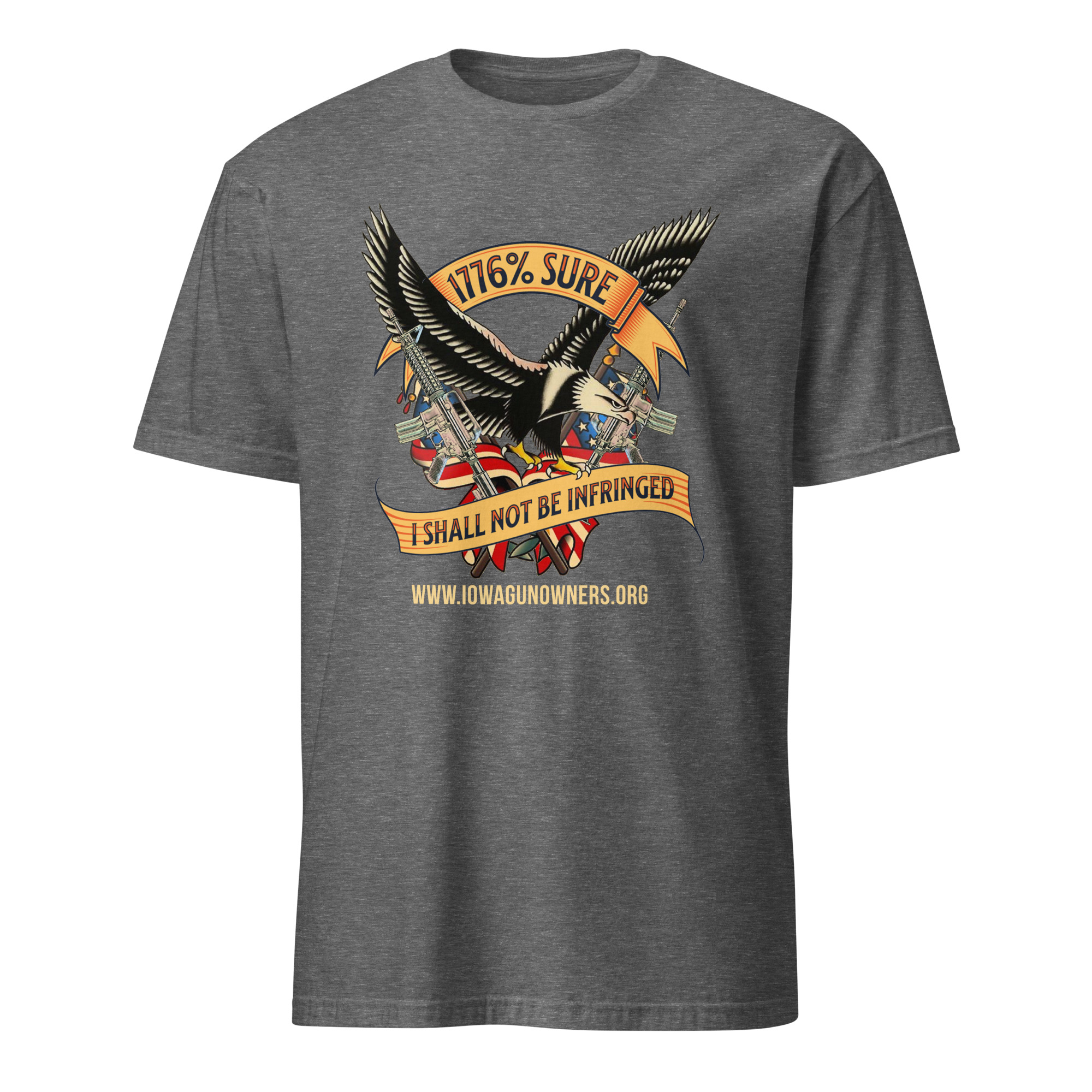 Supersoft – Short-Sleeve – Unisex – Gold Text -“I’m 1776% Sure” - Image 6