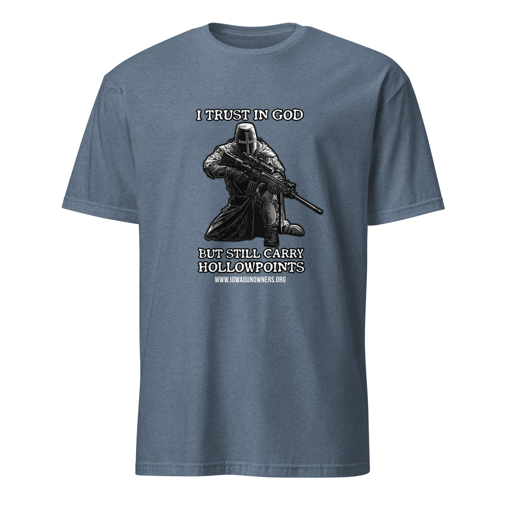 Supersoft – Short-Sleeve – Unisex – White Letters “I Trust In God” - Image 18