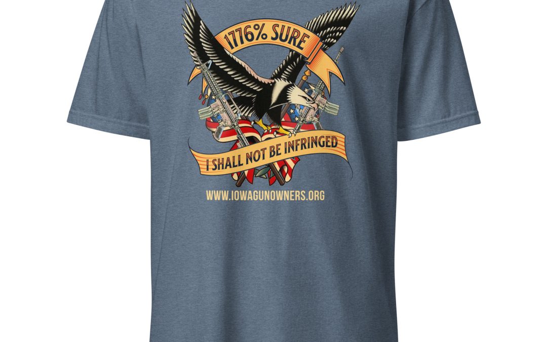 Supersoft – Short-Sleeve – Unisex – Gold Text -“I’m 1776% Sure”