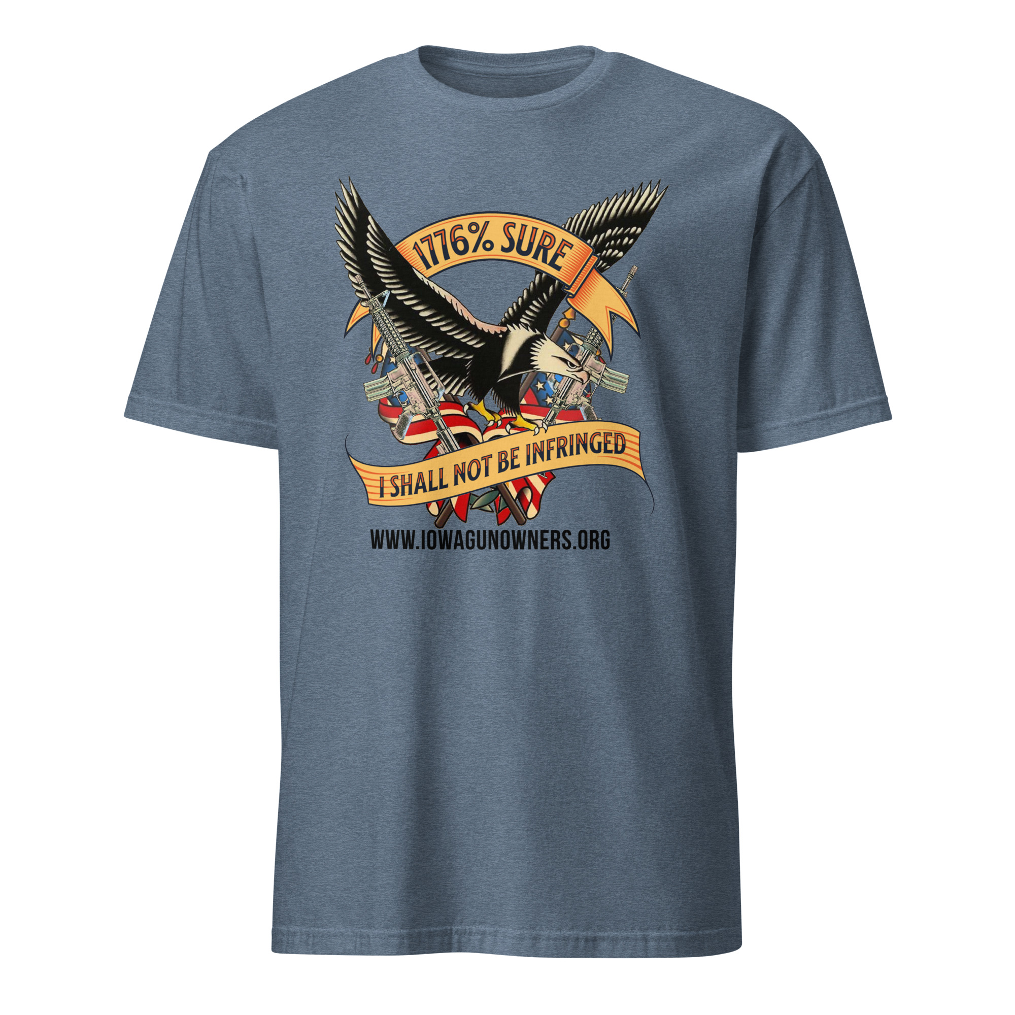Supersoft – Short-Sleeve – Unisex – Black Text “I’m 1776% Sure” - Image 5