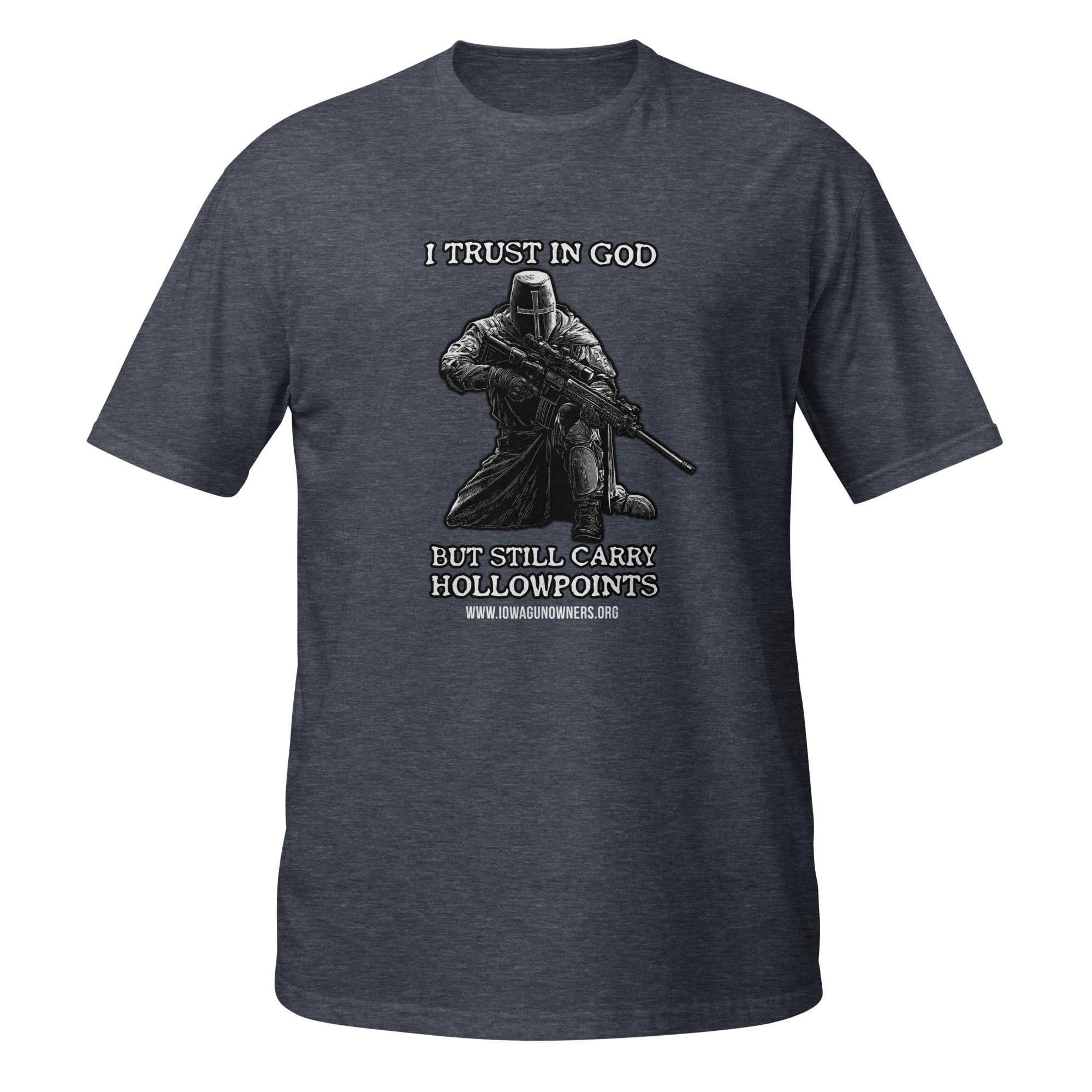 Supersoft – Short-Sleeve – Unisex – White Letters “I Trust In God” - Image 5