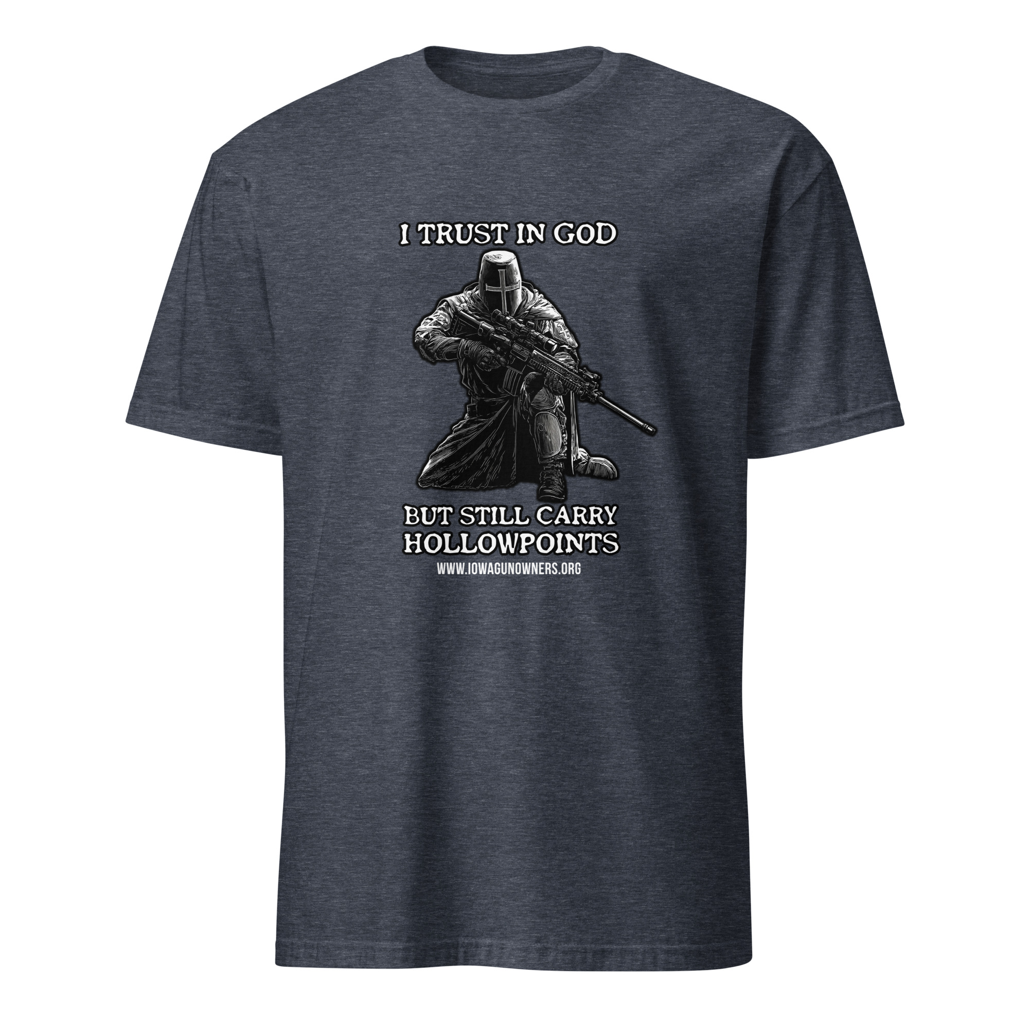 Supersoft – Short-Sleeve – Unisex – White Letters “I Trust In God” - Image 13