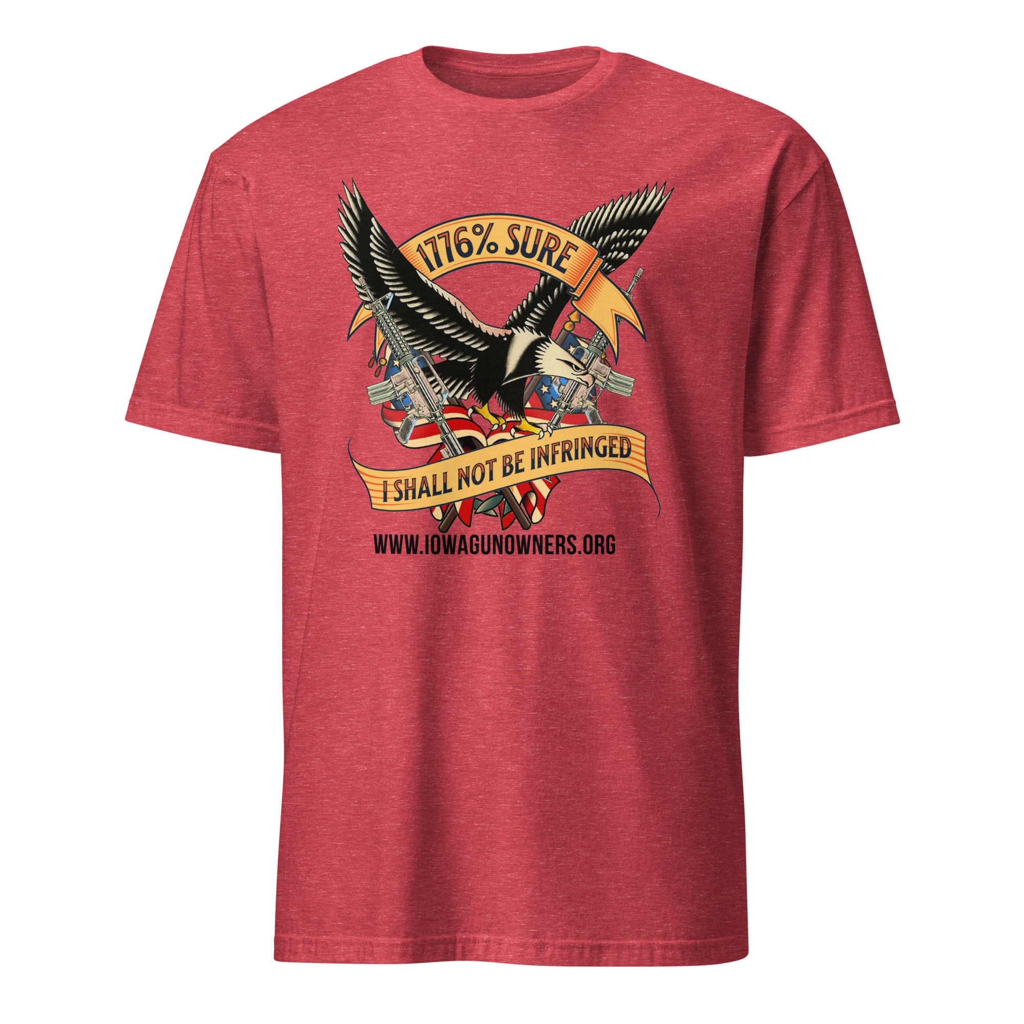Supersoft – Short-Sleeve – Unisex – Black Text “I’m 1776% Sure” - Image 3