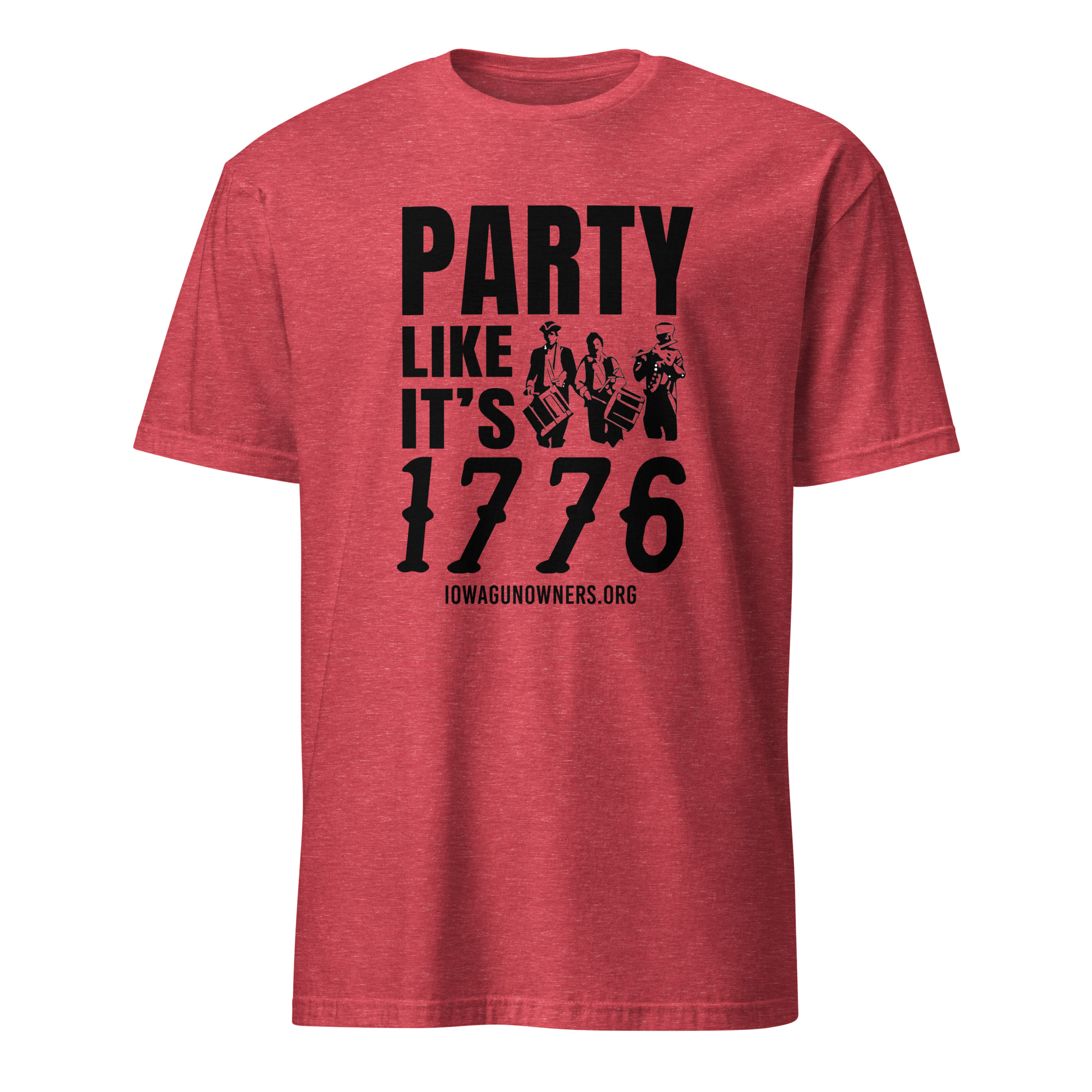 Supersoft – Short-Sleeve- Unisex – Dark Text – “Party Like It’s 1776”