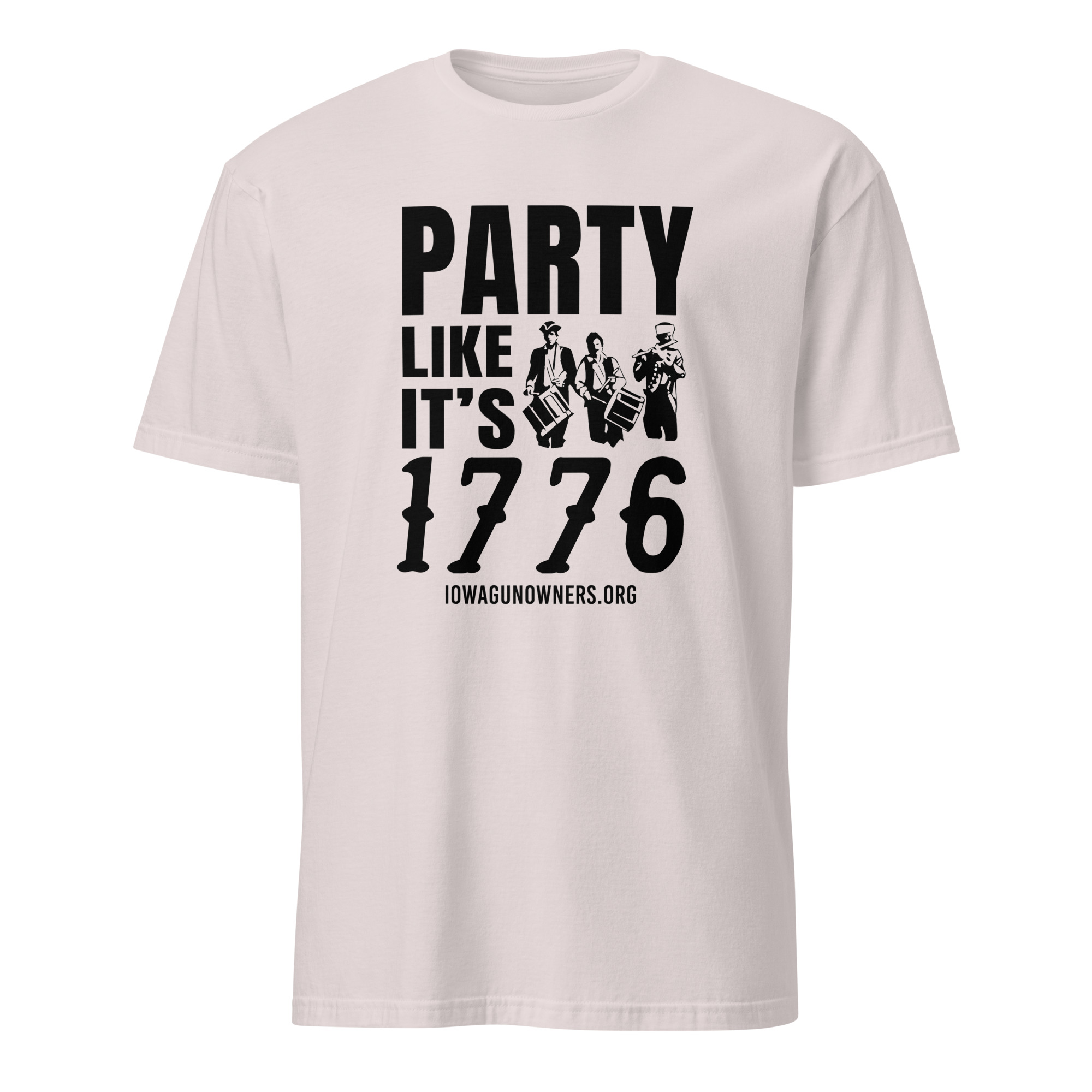 Supersoft – Short-Sleeve- Unisex – Dark Text – “Party Like It’s 1776” - Image 8