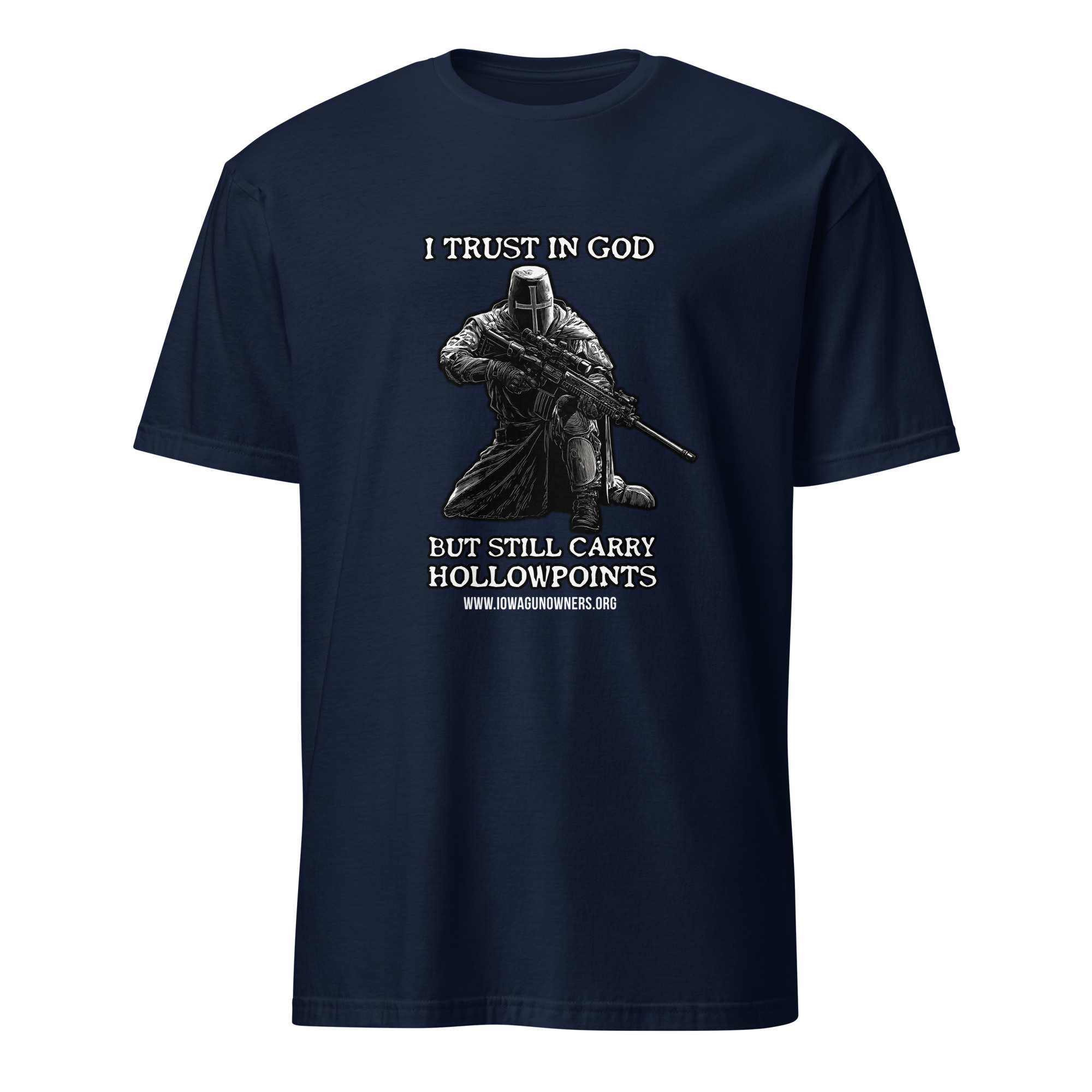 Supersoft – Short-Sleeve – Unisex – White Letters “I Trust In God” - Image 11