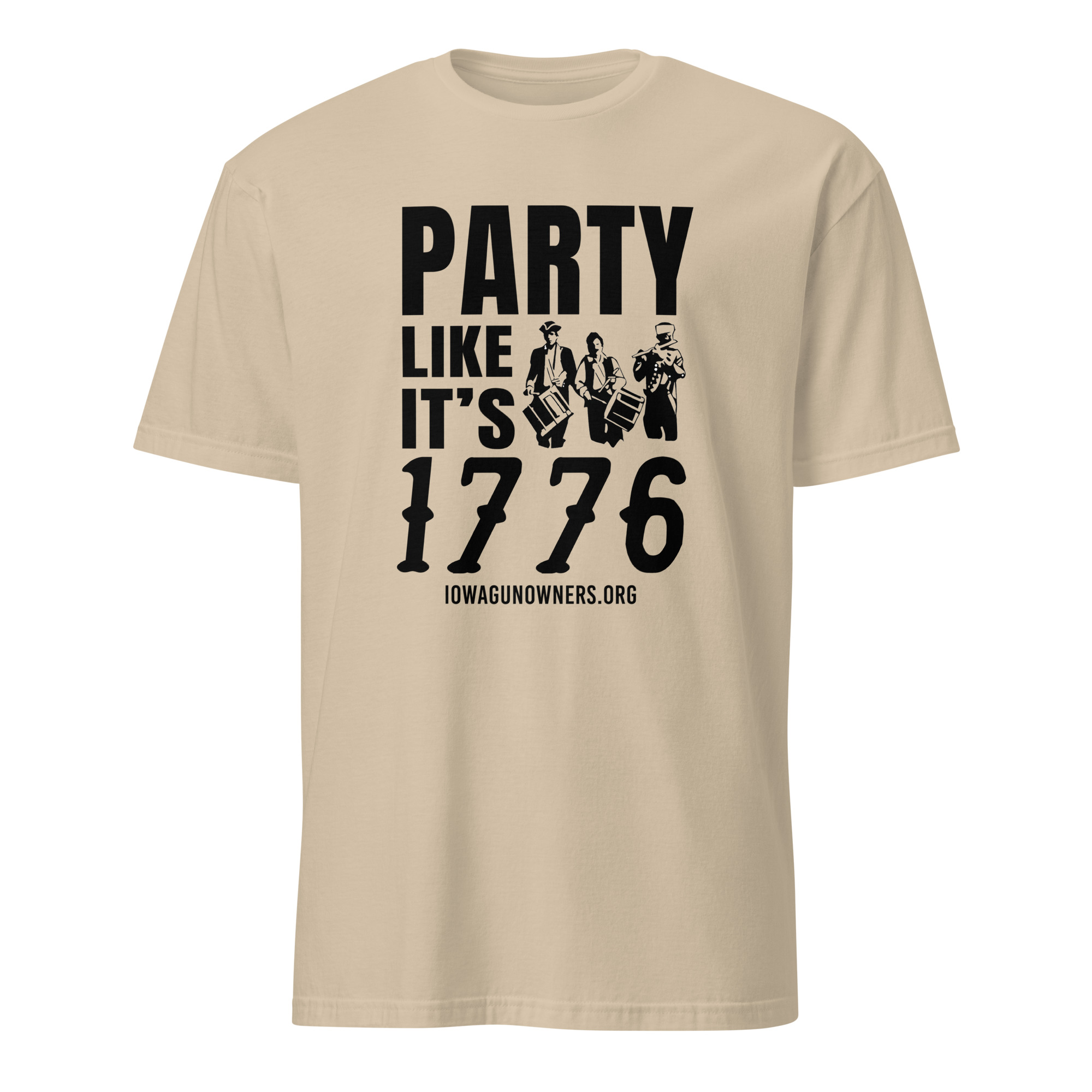 Supersoft – Short-Sleeve- Unisex – Dark Text – “Party Like It’s 1776” - Image 6