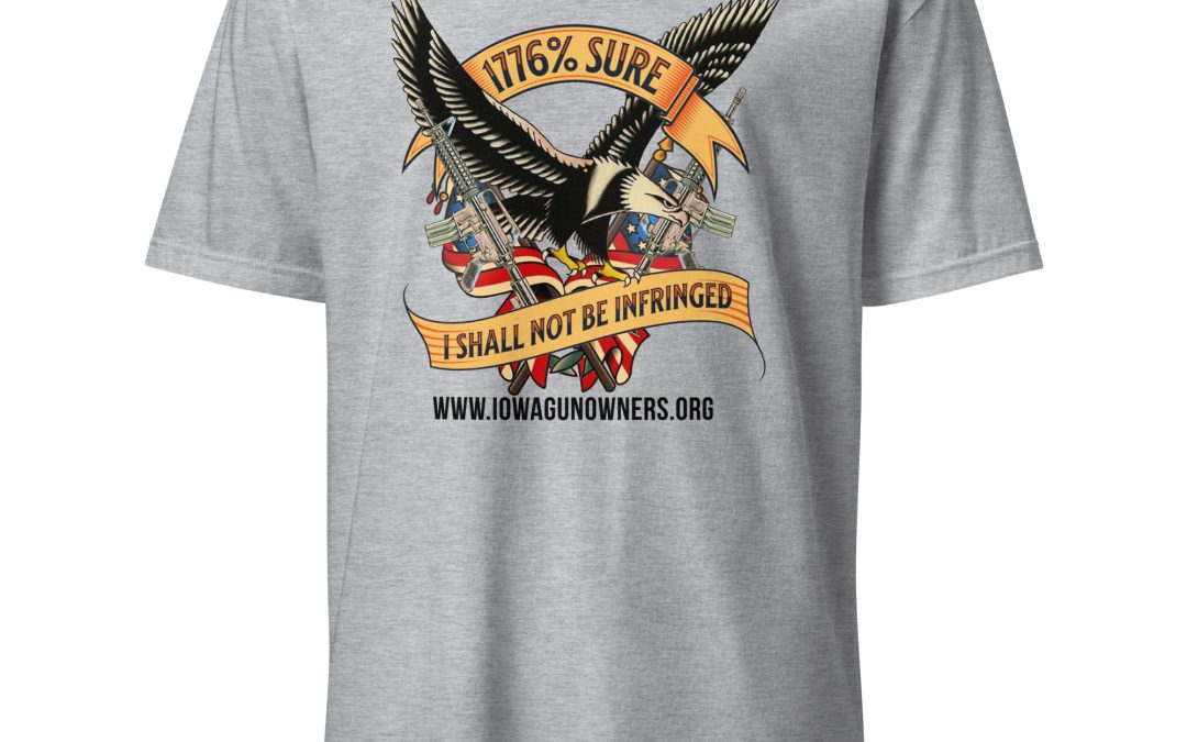 Supersoft – Short-Sleeve – Unisex – Black Text “I’m 1776% Sure”