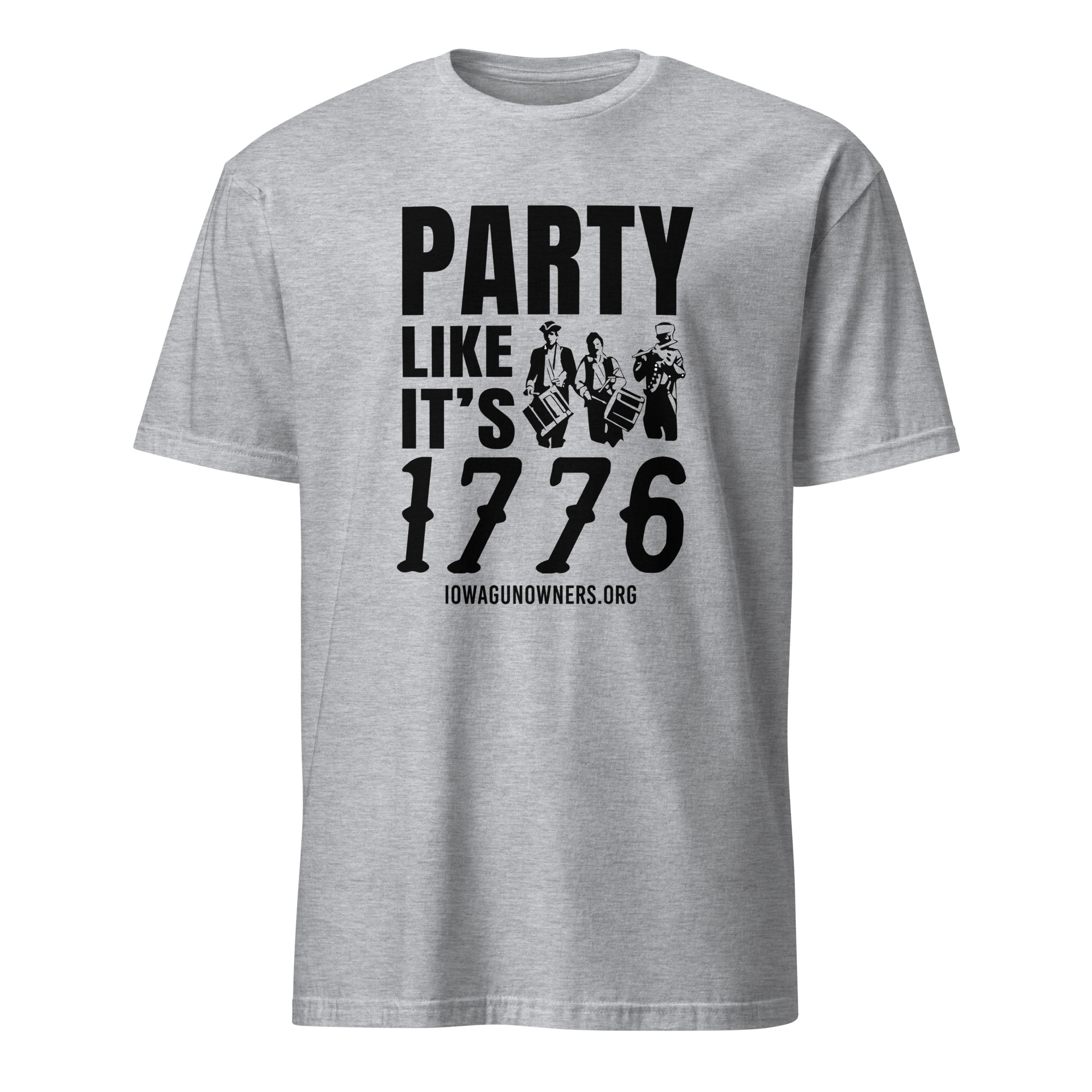 Supersoft – Short-Sleeve- Unisex – Dark Text – “Party Like It’s 1776” - Image 7