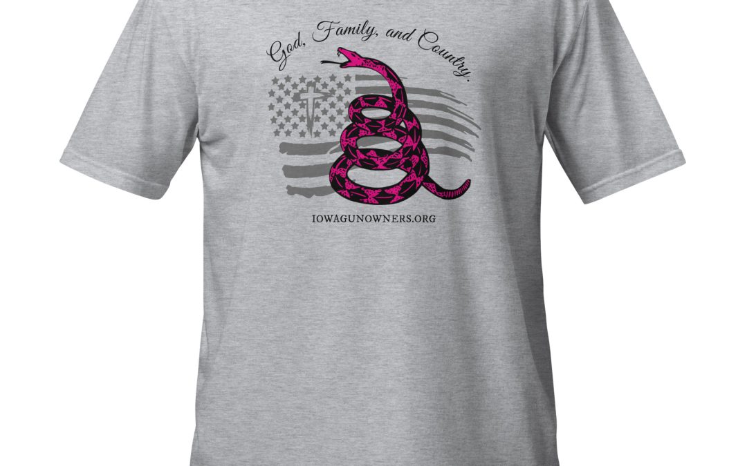 Supersoft – Short Sleeve – Women’s – Black Text – God, Family and Country