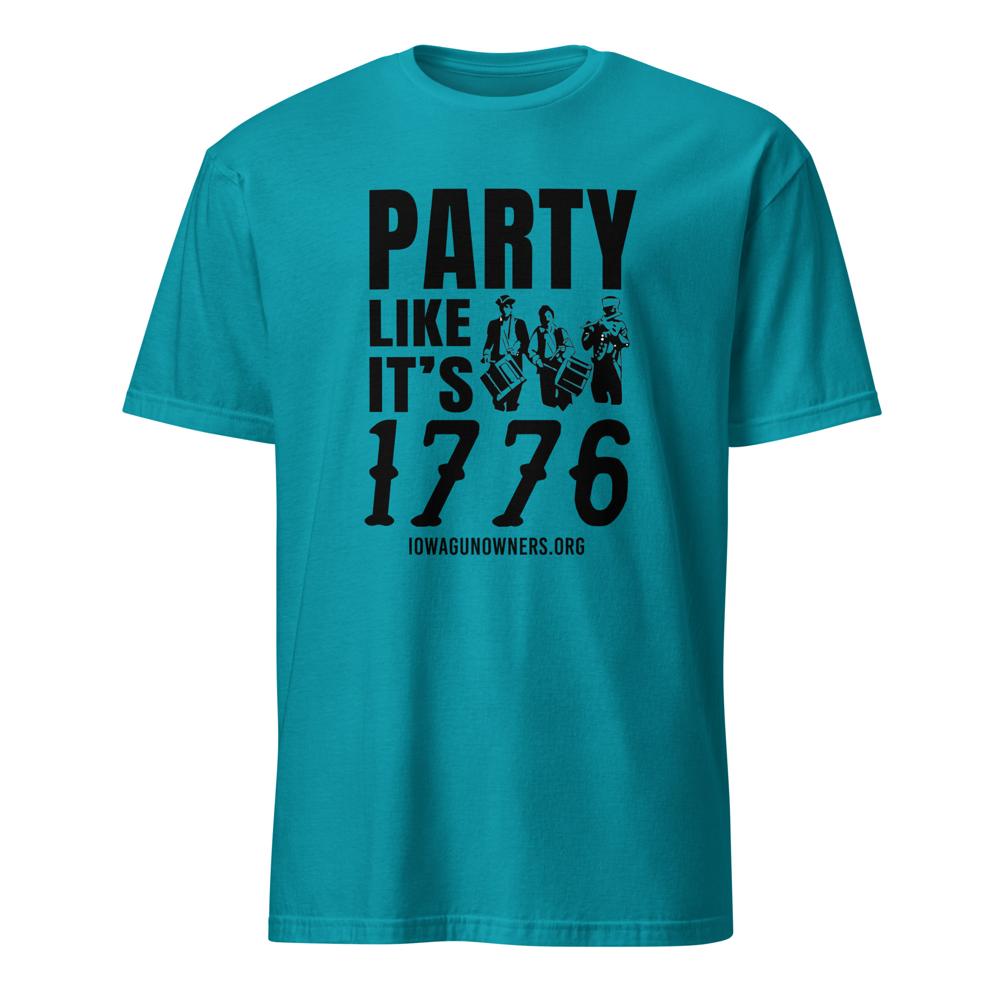 Supersoft – Short-Sleeve- Unisex – Dark Text – “Party Like It’s 1776” - Image 5