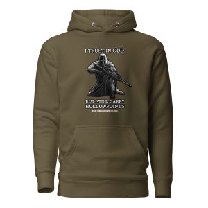 Soft – Trust In God – Black Text – Unisex – Hoodie