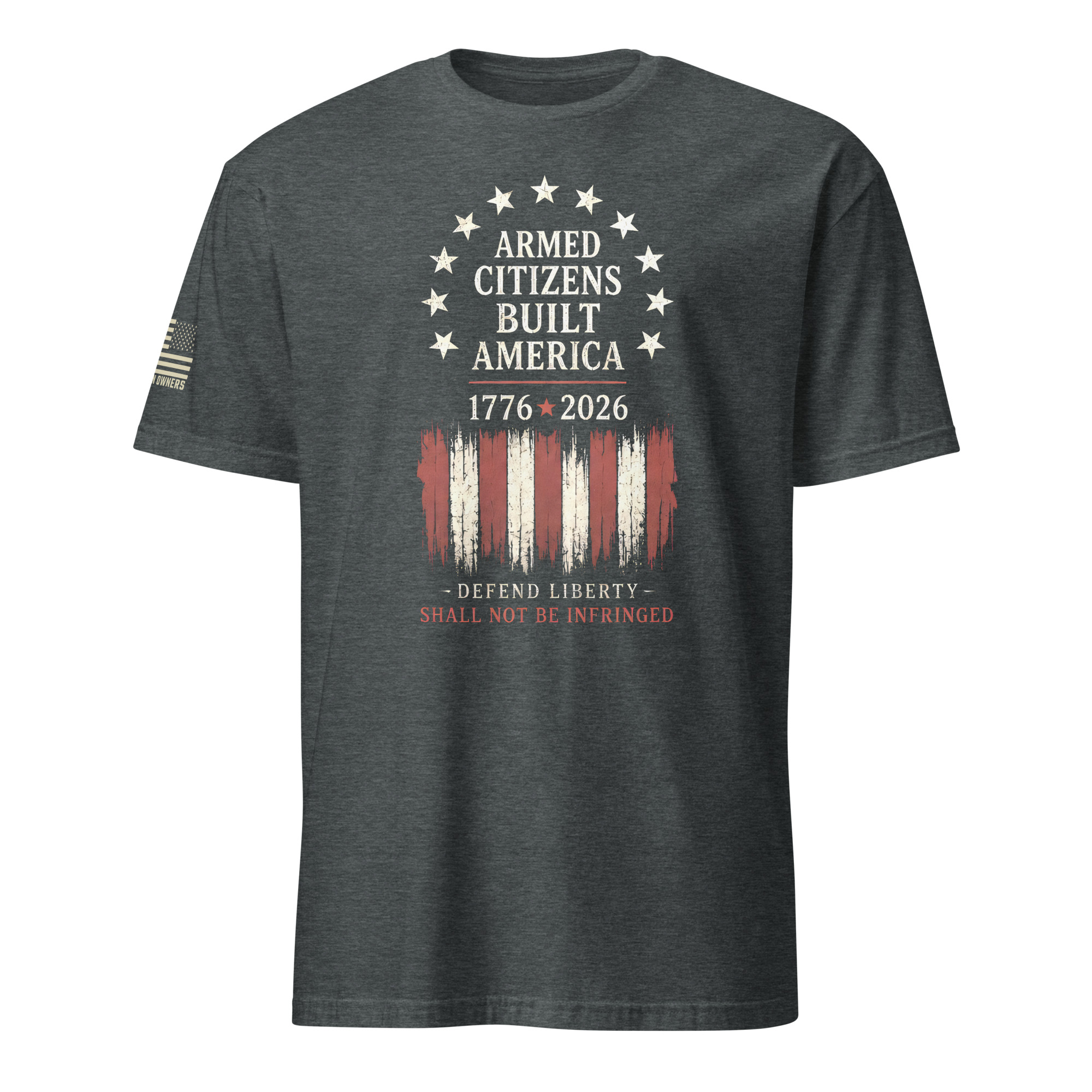 Supersoft – Short Sleeve – Unisex – “Armed Citizens Built America” - Image 5