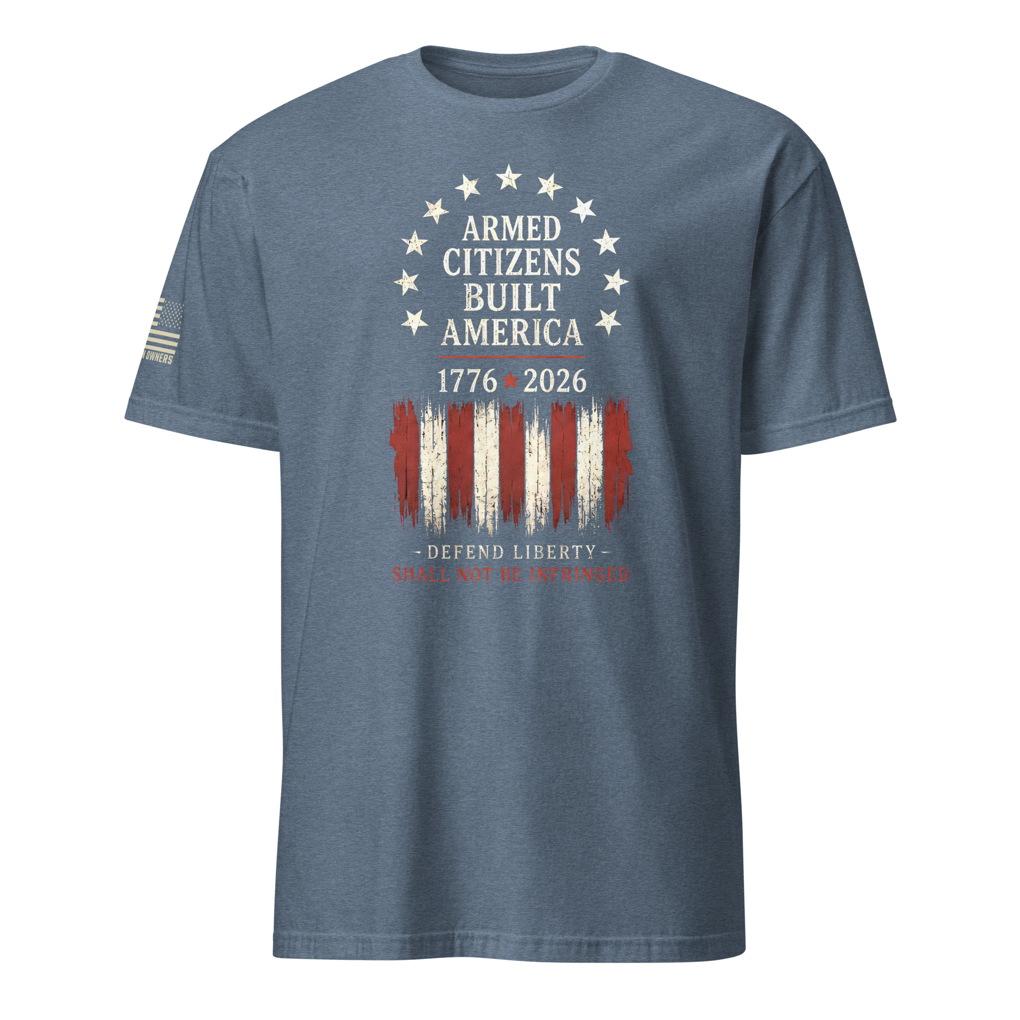 Supersoft – Short Sleeve – Unisex – “Armed Citizens Built America” - Image 15