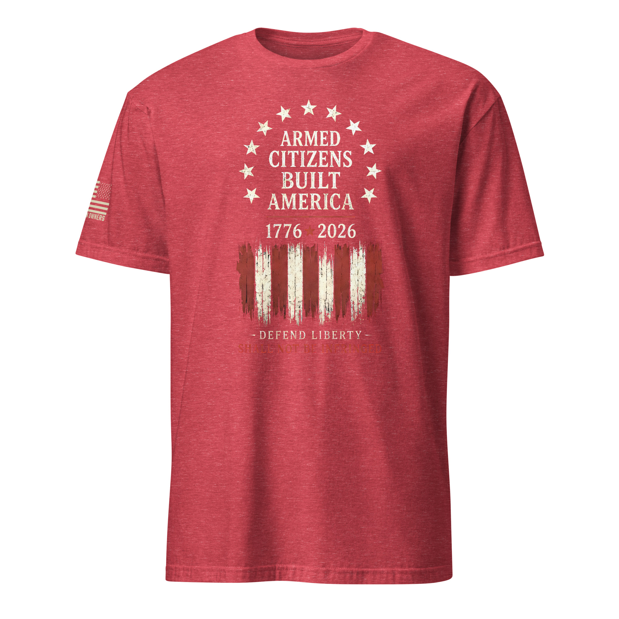 Supersoft – Short Sleeve – Unisex – “Armed Citizens Built America” - Image 13