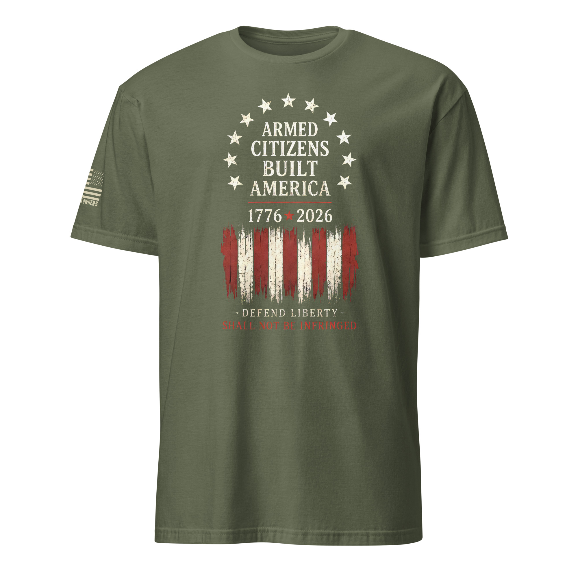 Supersoft – Short Sleeve – Unisex – “Armed Citizens Built America” - Image 11
