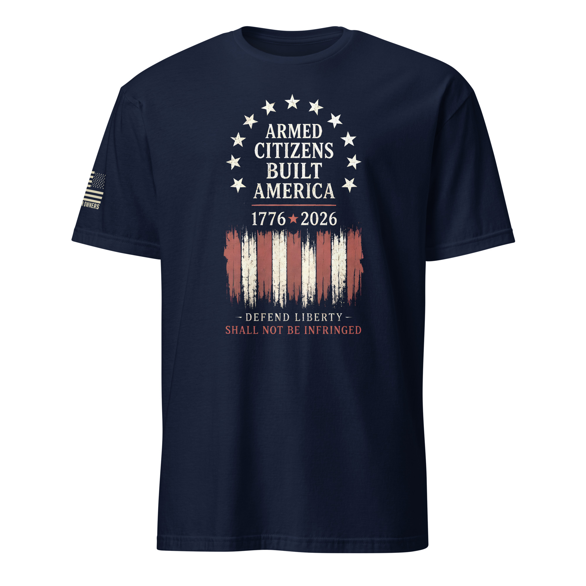 Supersoft – Short Sleeve – Unisex – “Armed Citizens Built America” - Image 3